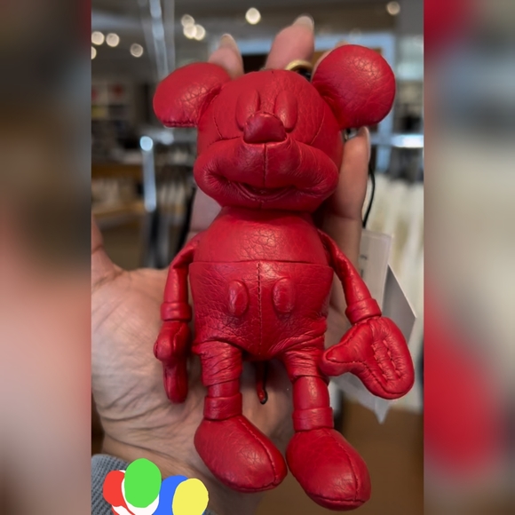 Disney X Coach Mickey Mouse Collectible Bag Charm - Picture 5 of 5